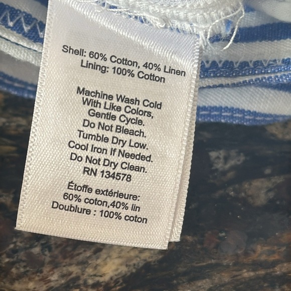 Vineyard Vines Catamaran Tie Waist Cropped Pants - Picture 8 of 13